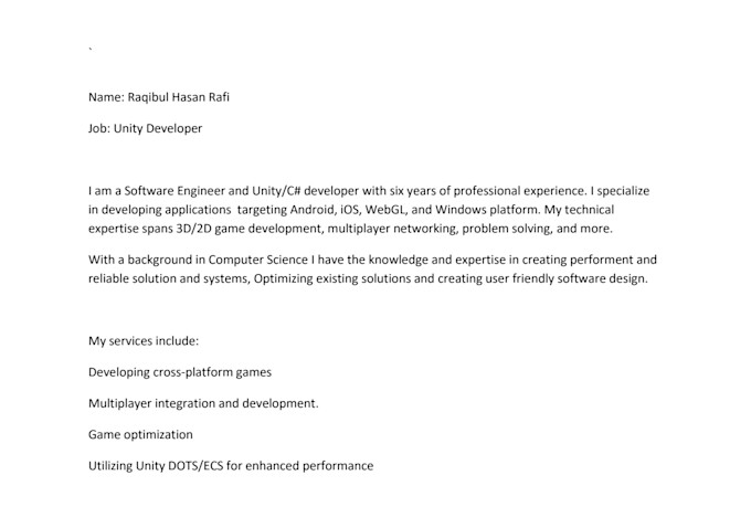 develop prototypes and games using unity dots or ecs